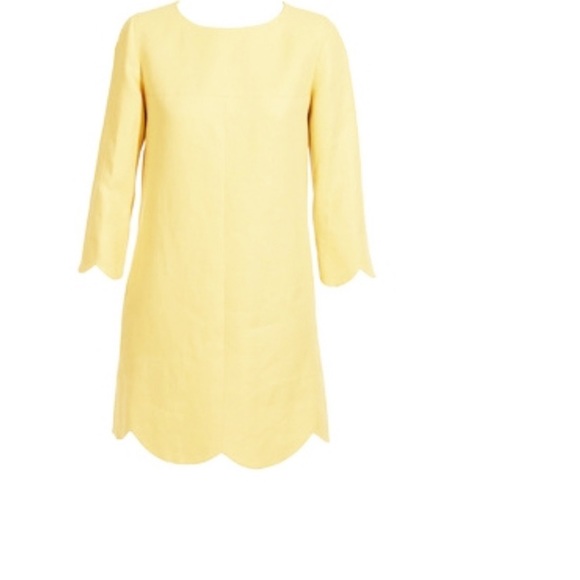 Chloe scallop dress with pockets. - Picture 3 of 5